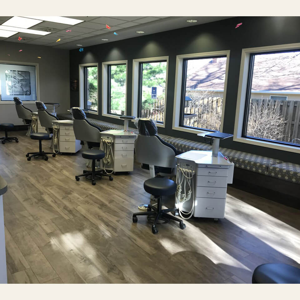 Our open clinical area